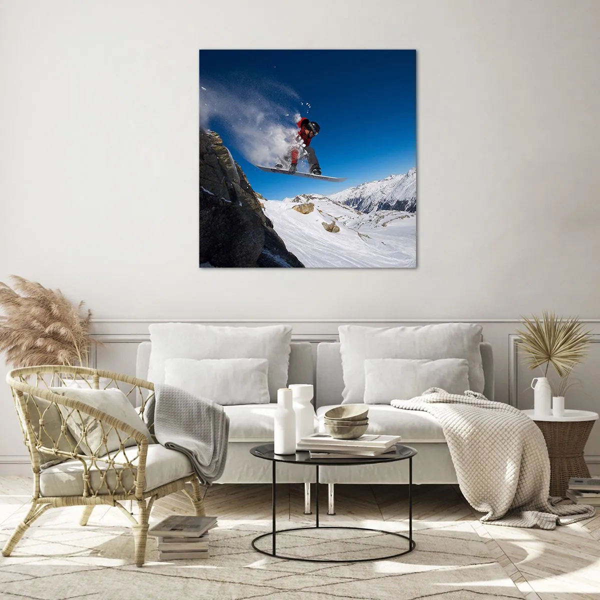 Impression sur verre - Image sur verre - Et tu es devenu une partie de l'espace - 60x60 cm