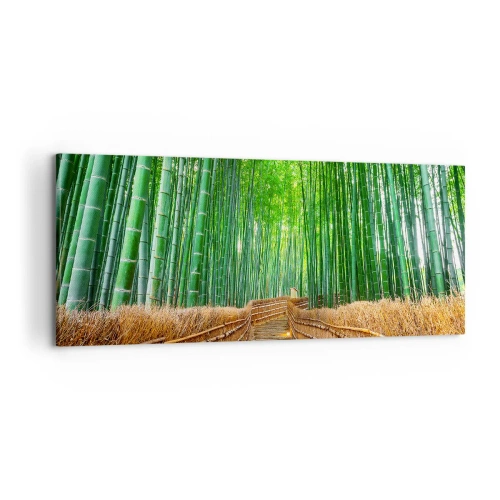 Impression sur toile - Image sur toile - L'essence de la nature asiatique - 100x40 cm