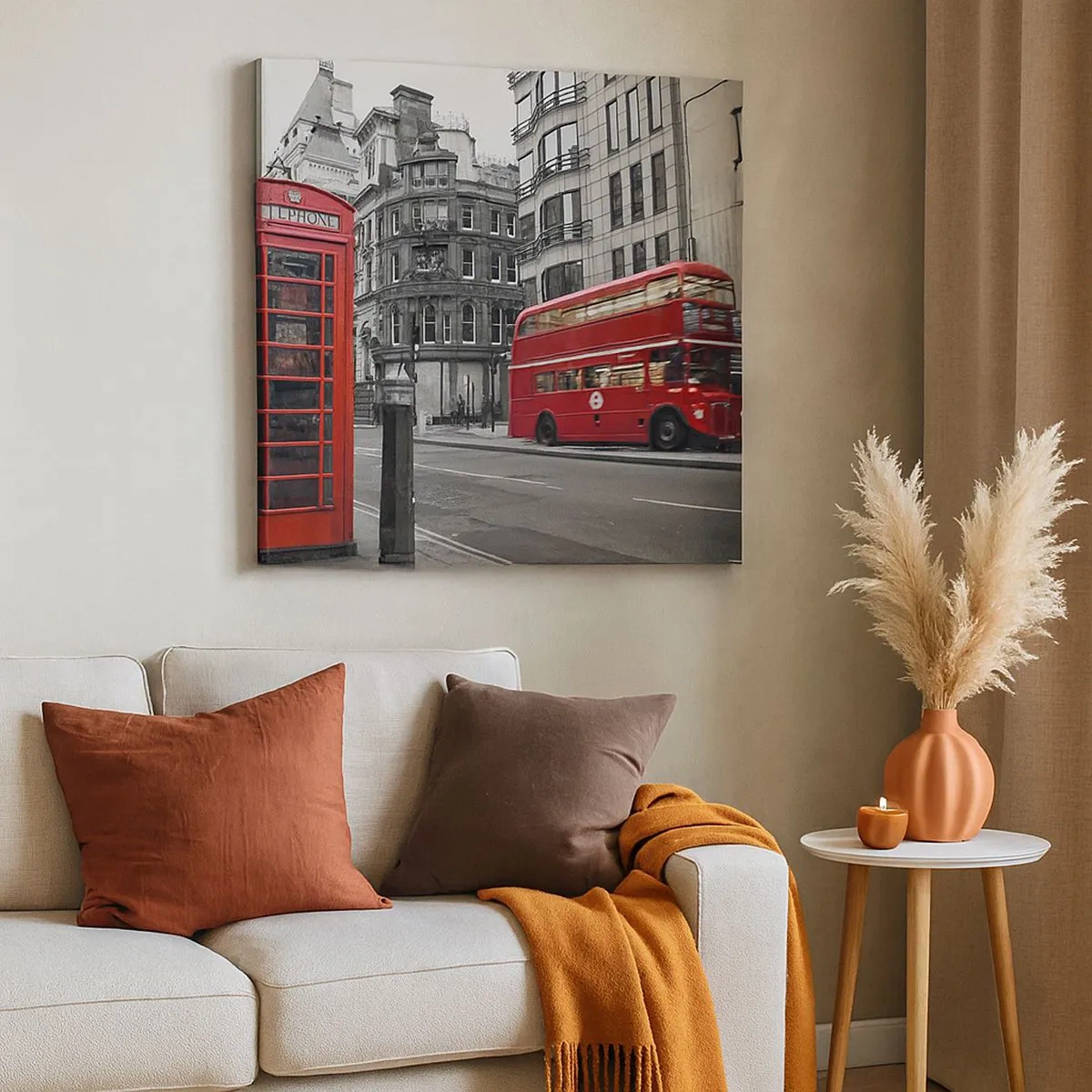 Impression sur toile - Image sur toile - Le plus rouge d'Europe - 30x30 cm