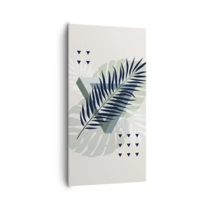Impression sur toile - Image sur toile - Nature et géométrie - deux odres? - 65x120 cm