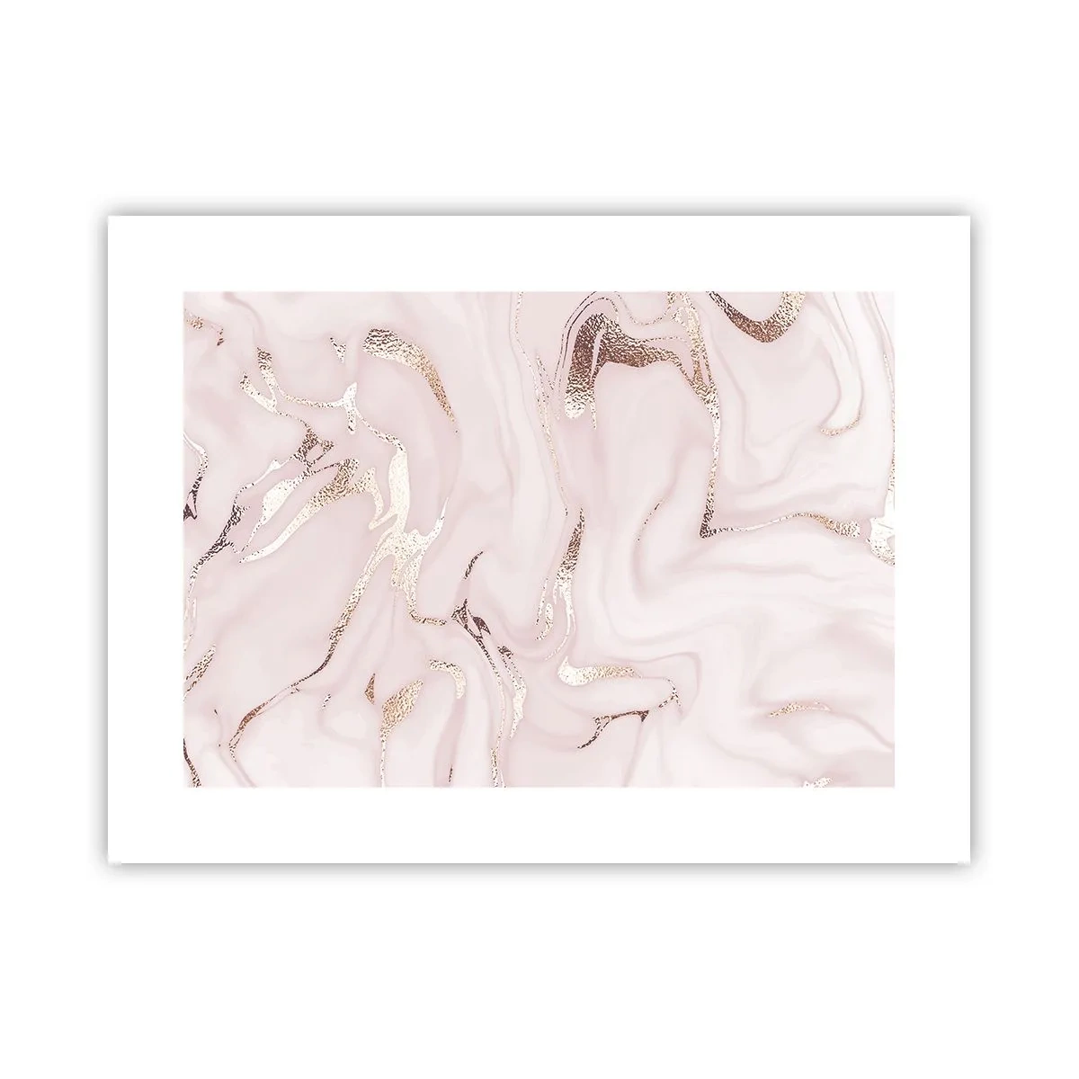 Affiche - Poster - Dans un châle rose - 40x30 cm