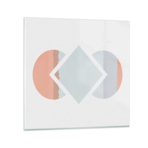 Impression sur verre - Image sur verre - La situation est clair - 50x50 cm