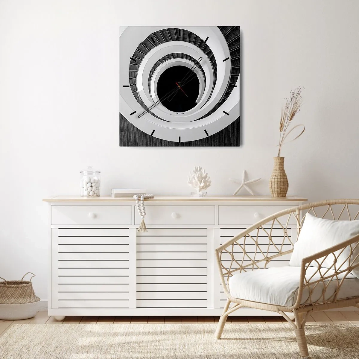 Horloge murale - Pendule murale - Les choses concrêtes - 40x40 cm