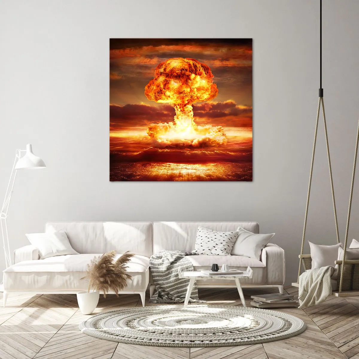 Impression sur toile - Image sur toile - Et la fin viendra - 50x50 cm