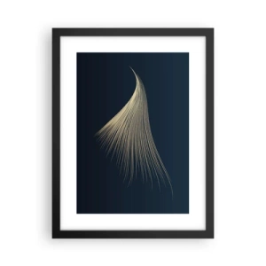 Affiche dans un cadre noir - Poster - Comme les cheveux d'un ange - 30x40 cm