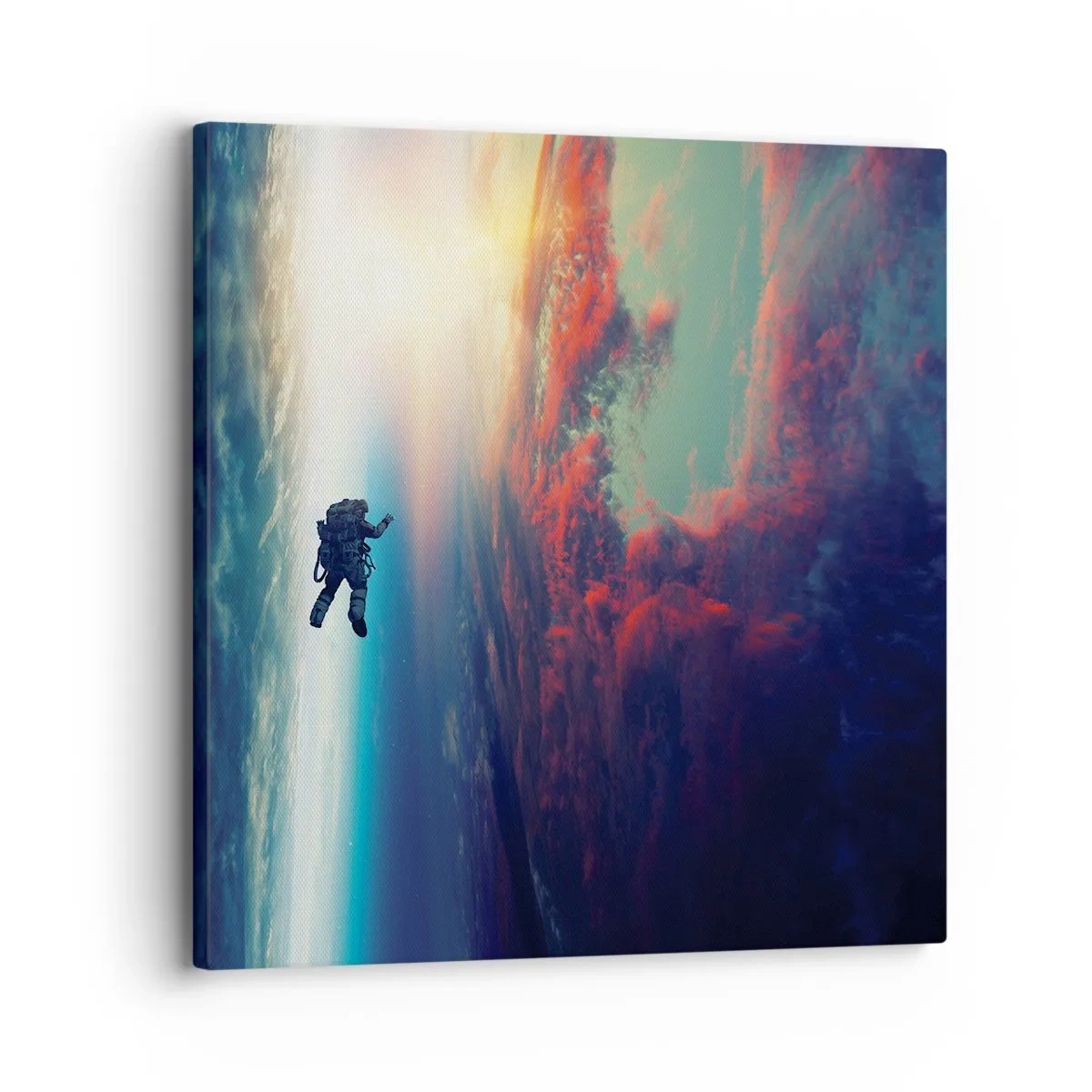 Impression sur toile - Image sur toile - Affronter l'univers - 30x30 cm