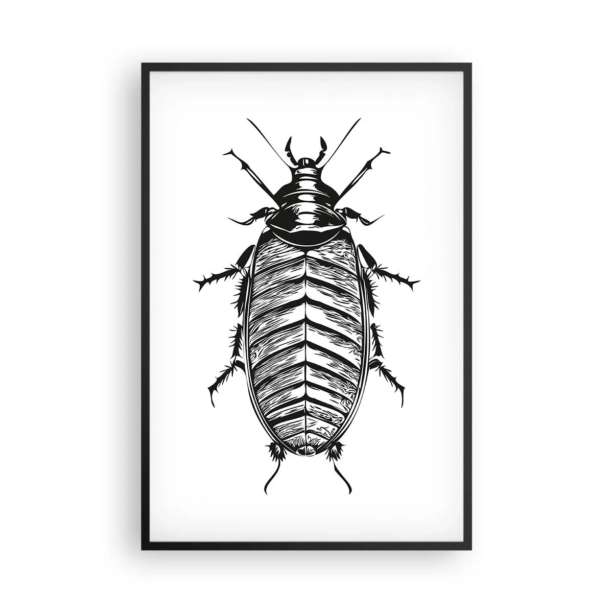 Affiche dans un cadre noir - Poster - Quel spécimen! - 61x91 cm