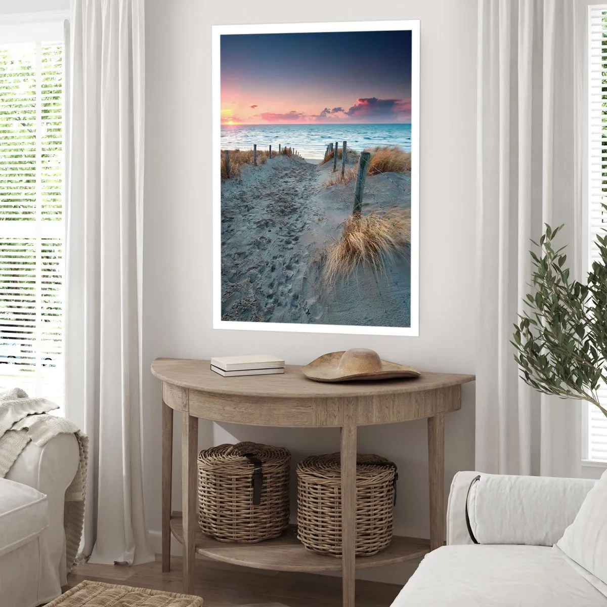 Affiche - Poster - Tu as versé l'éclat de l'arc-en-ciel sur les flots - 40x50 cm