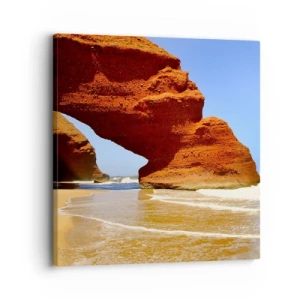 Impression sur toile - Image sur toile - L'eau et le vent depuis des milliers d'années - 30x30 cm