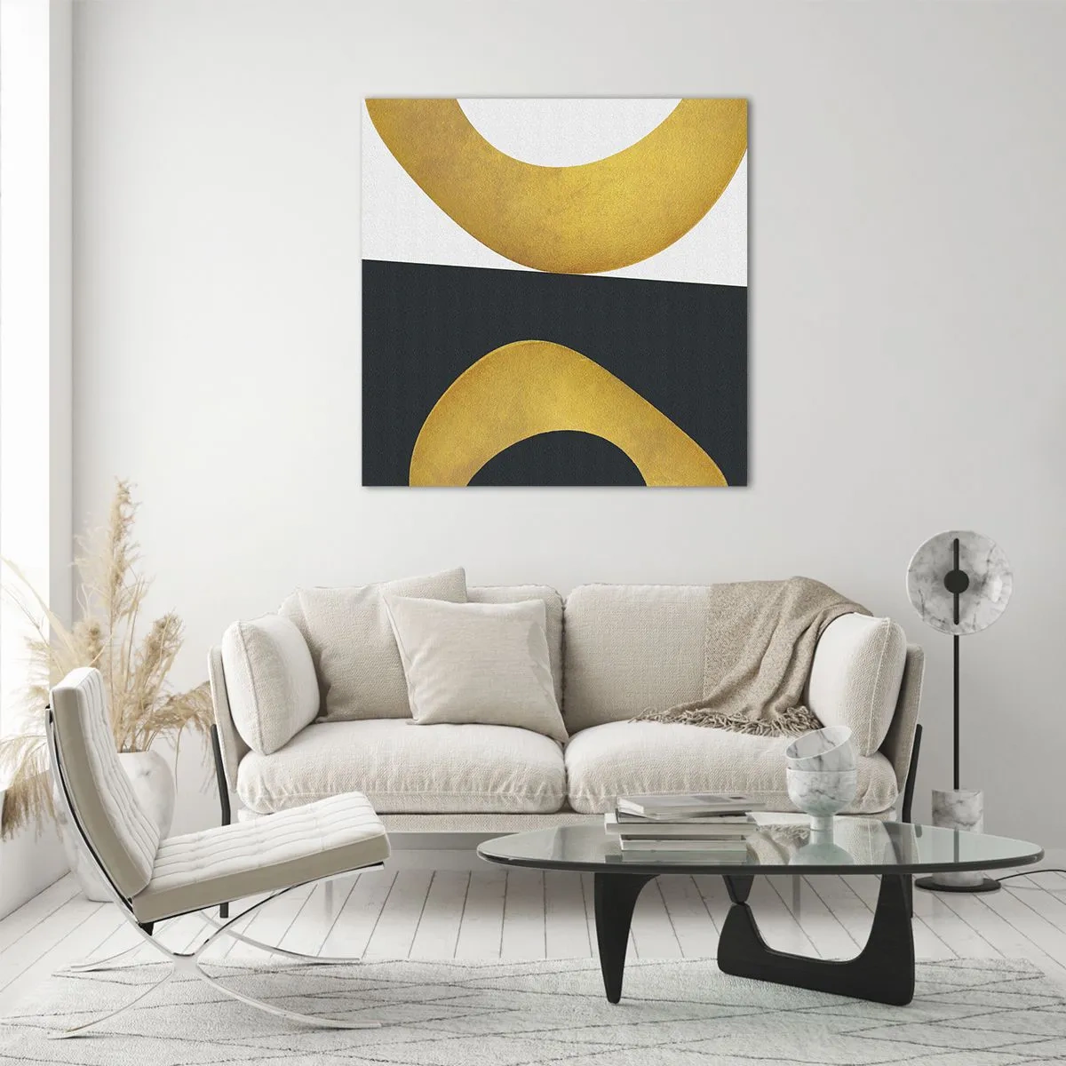 Impression sur verre - Image sur verre - Avant tout : l’or - 40x40 cm