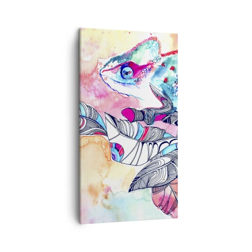 Impression sur toile - Image sur toile - Aussi coloré que notre monde - 45x80 cm
