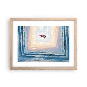 Affiche dans un chêne clair - Poster - Vers une autre dimension - 40x30 cm