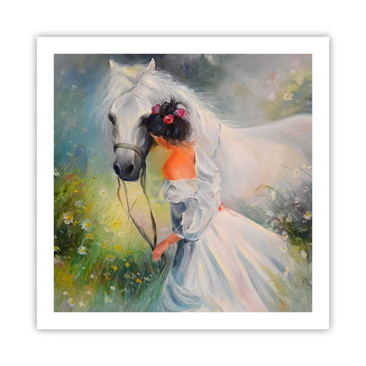 Affiche - Poster - Comme dans un beau rêve - 60x60 cm