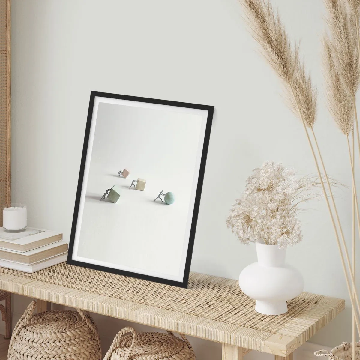 Affiche dans un cadre noir - Poster - Rien que la vie - 61x91 cm