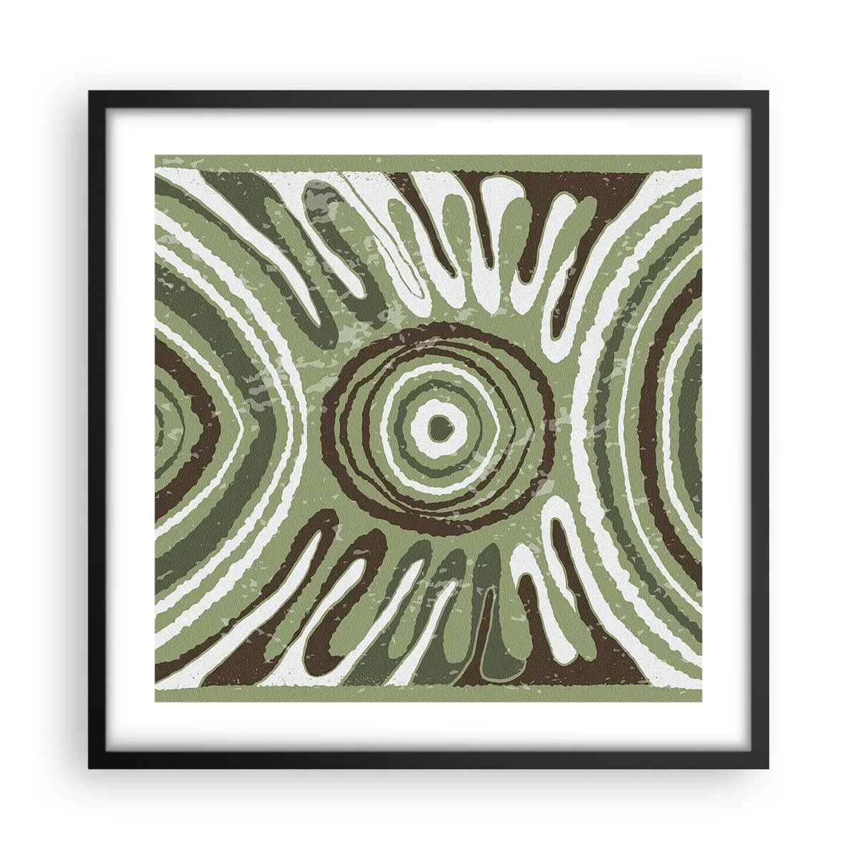 Affiche dans un cadre noir - Poster - Une explosion d'émotions - 50x50 cm