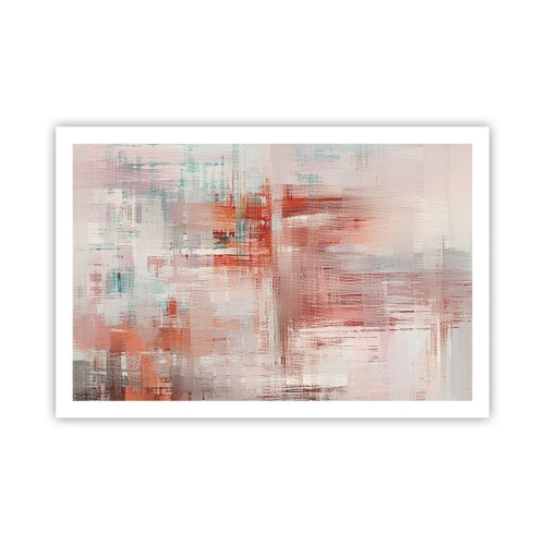 Affiche - Poster - Brumeux. Mais rose - 91x61 cm