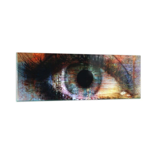 Impression sur verre - Image sur verre - Vous pouvez jeter un coup d'œil dans l'âme - 90x30 cm