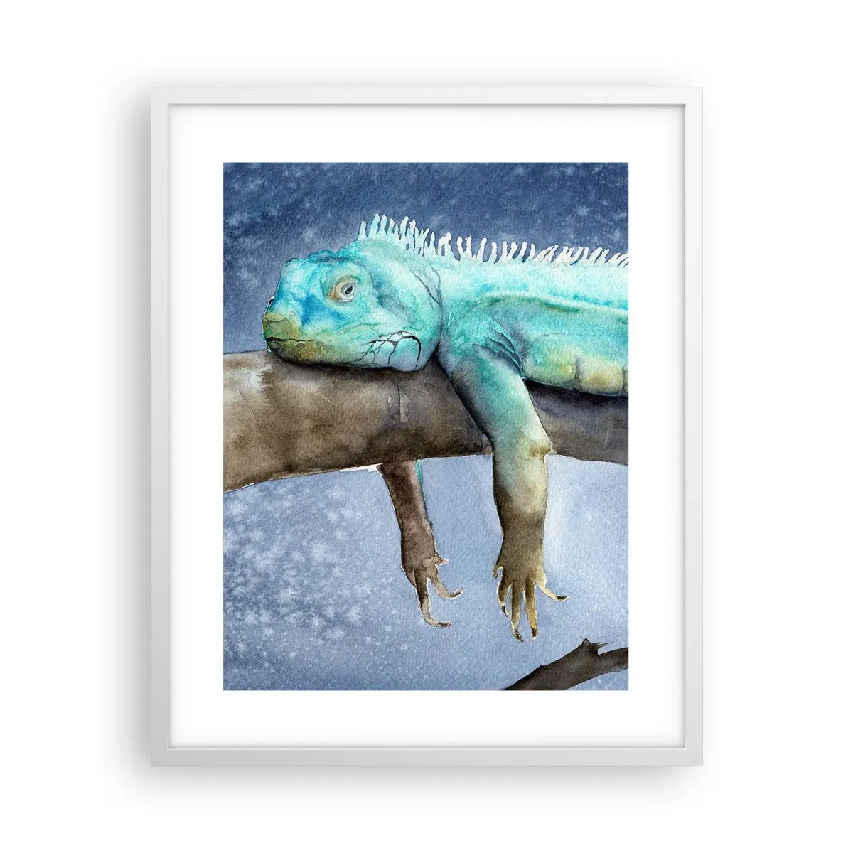 Affiche dans un cadre blanc - Poster - Tout va bien! - 40x50 cm