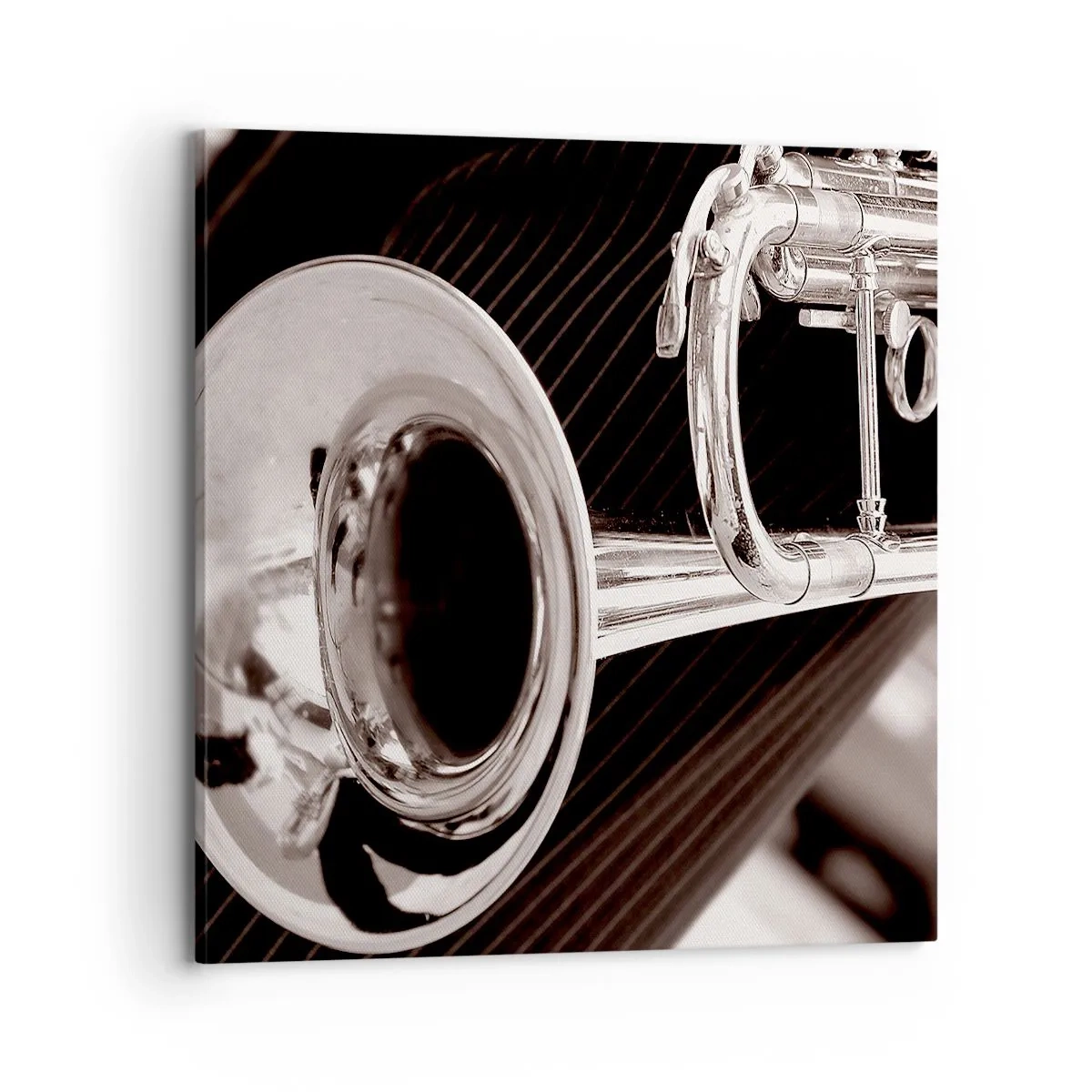 Impression sur toile - Image sur toile - Voyage musical vers les années 30 - 70x70 cm