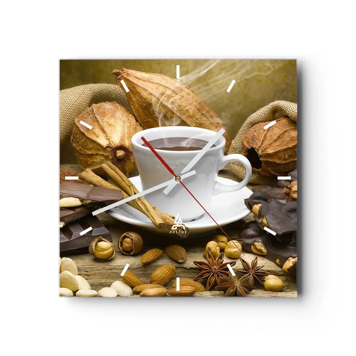 Horloge murale - Pendule murale - Pour les amateurs de sensations fortes - 40x40 cm