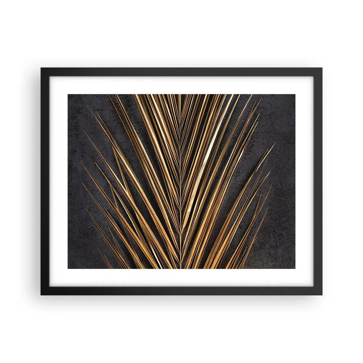 Affiche dans un cadre noir - Poster - L'or des tropiques - 50x40 cm