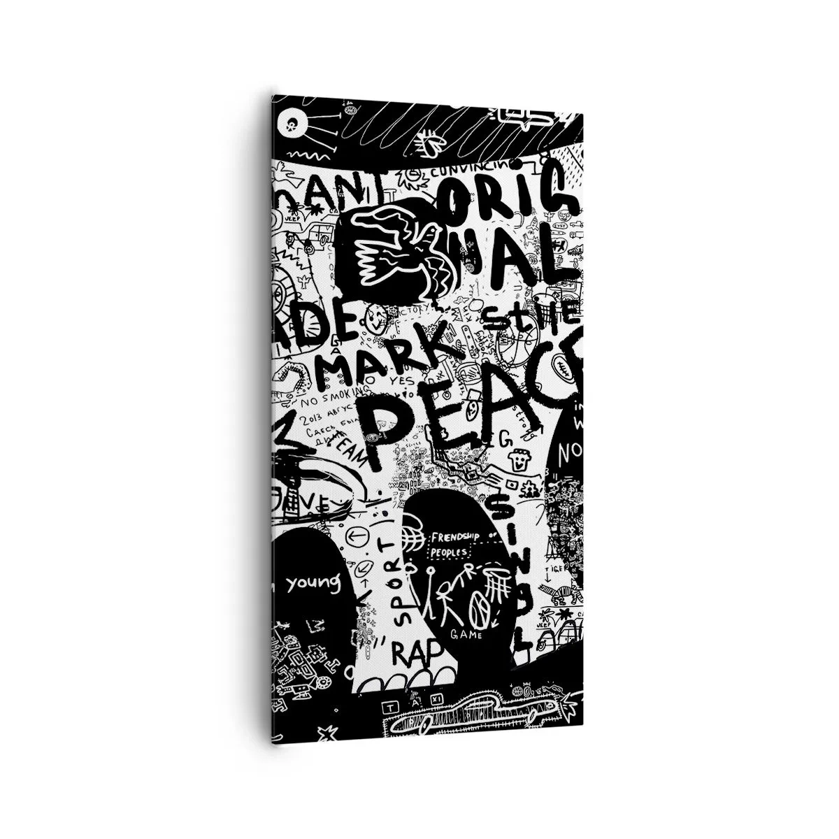 Impression sur toile - Image sur toile - La richesse des rues - 65x120 cm