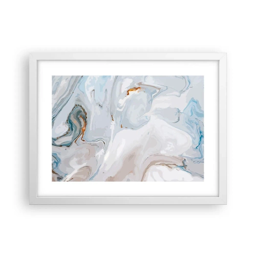 Affiche dans un cadre blanc - Poster - Blanc surélevé - 40x30 cm