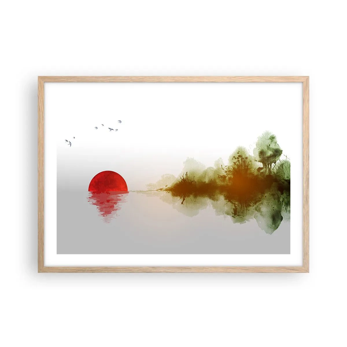 Affiche dans un chêne clair - Poster - Une promesse de paix - 70x50 cm