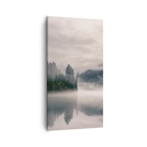Impression sur toile - Image sur toile - Reflet dans le brouillard - 55x100 cm
