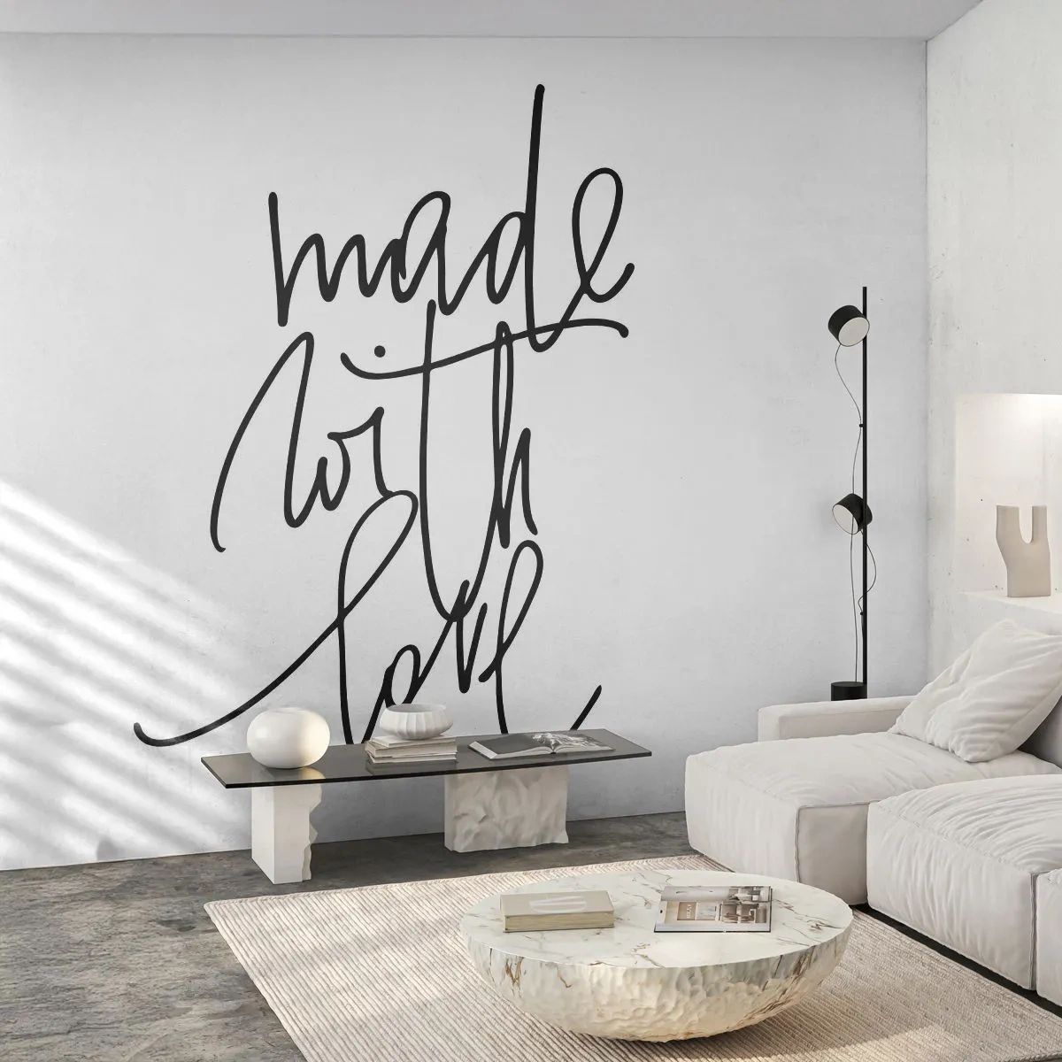 Papier Peint Photo Premium Sand - La meilleure marque - Typographie, Affirmation, Maxime - 100x70 cm