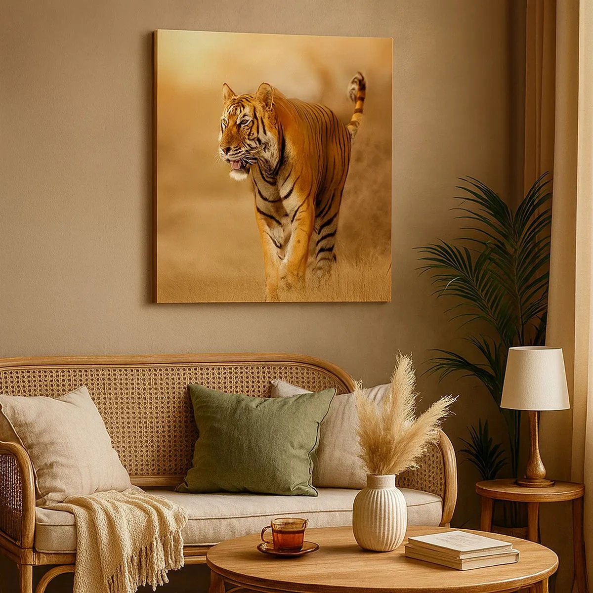 Impression sur toile - Image sur toile - Avant l'attaque - 30x30 cm