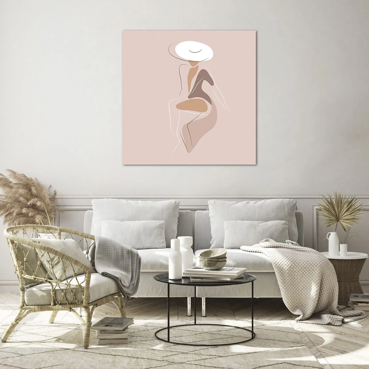 Impression sur verre - Image sur verre - Être une dame - 40x40 cm