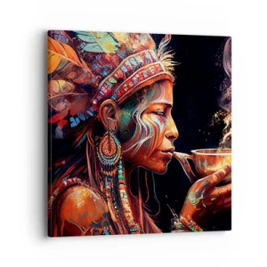 Impression sur toile - Image sur toile - Rituel magique - 40x40 cm