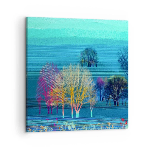 Impression sur toile - Image sur toile - Un paysage soigné - 50x50 cm