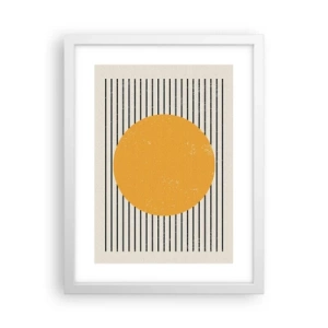 Affiche dans un cadre blanc - Poster - Le pouvoir de la simplicité - 30x40 cm