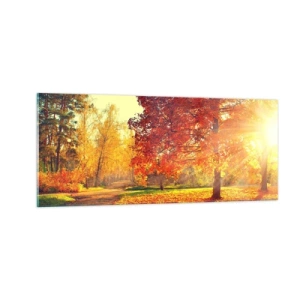 Impression sur verre - Image sur verre - Le roux est beau - 100x40 cm