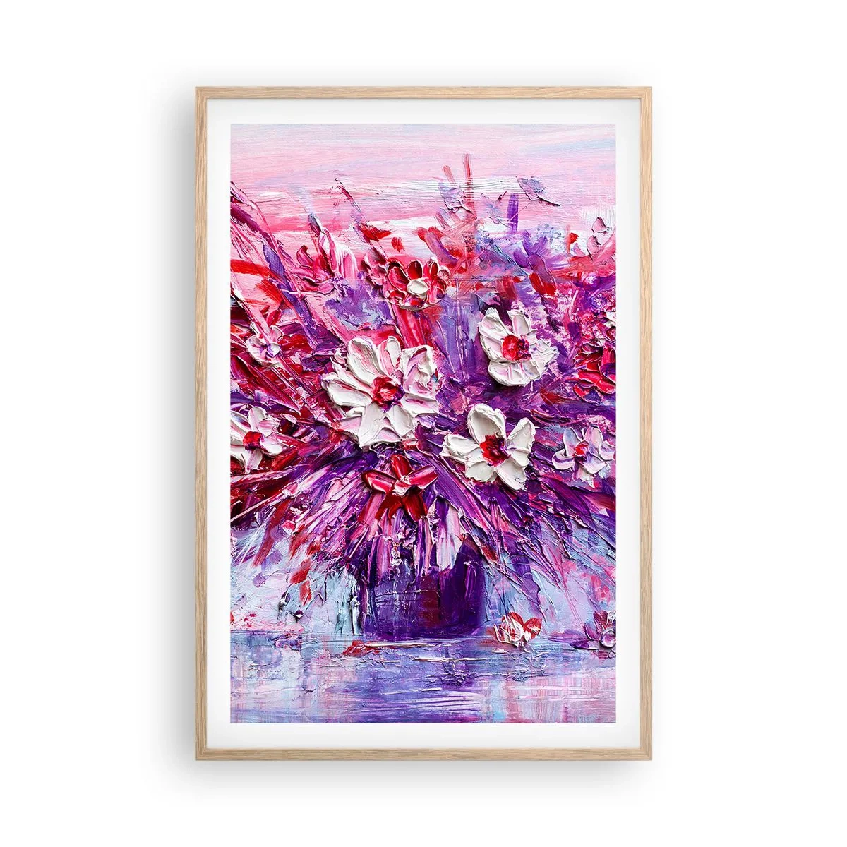 Affiche dans un chêne clair - Poster - Innocence et passion - 61x91 cm