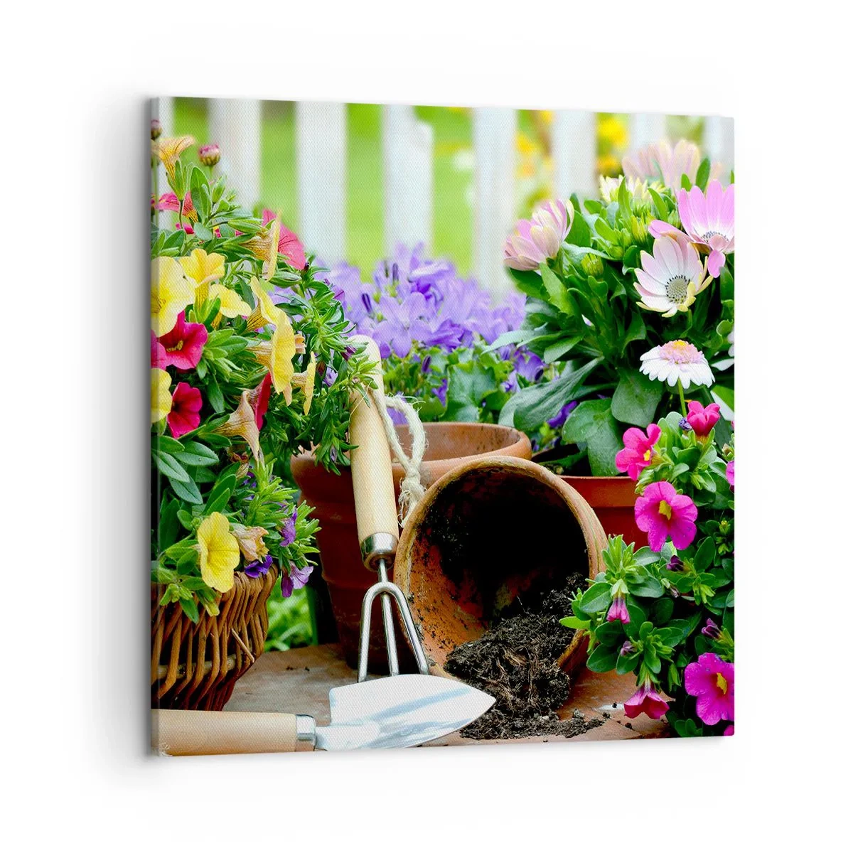 Impression sur toile - Image sur toile - Le jardin de Zosia - 50x50 cm