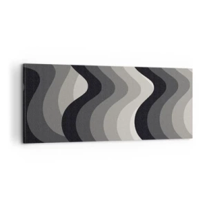 Impression sur toile - Image sur toile - Vague après vague - 100x40 cm