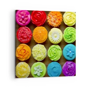 Impression sur toile - Image sur toile - Tous différents - tous délicieux - 60x60 cm