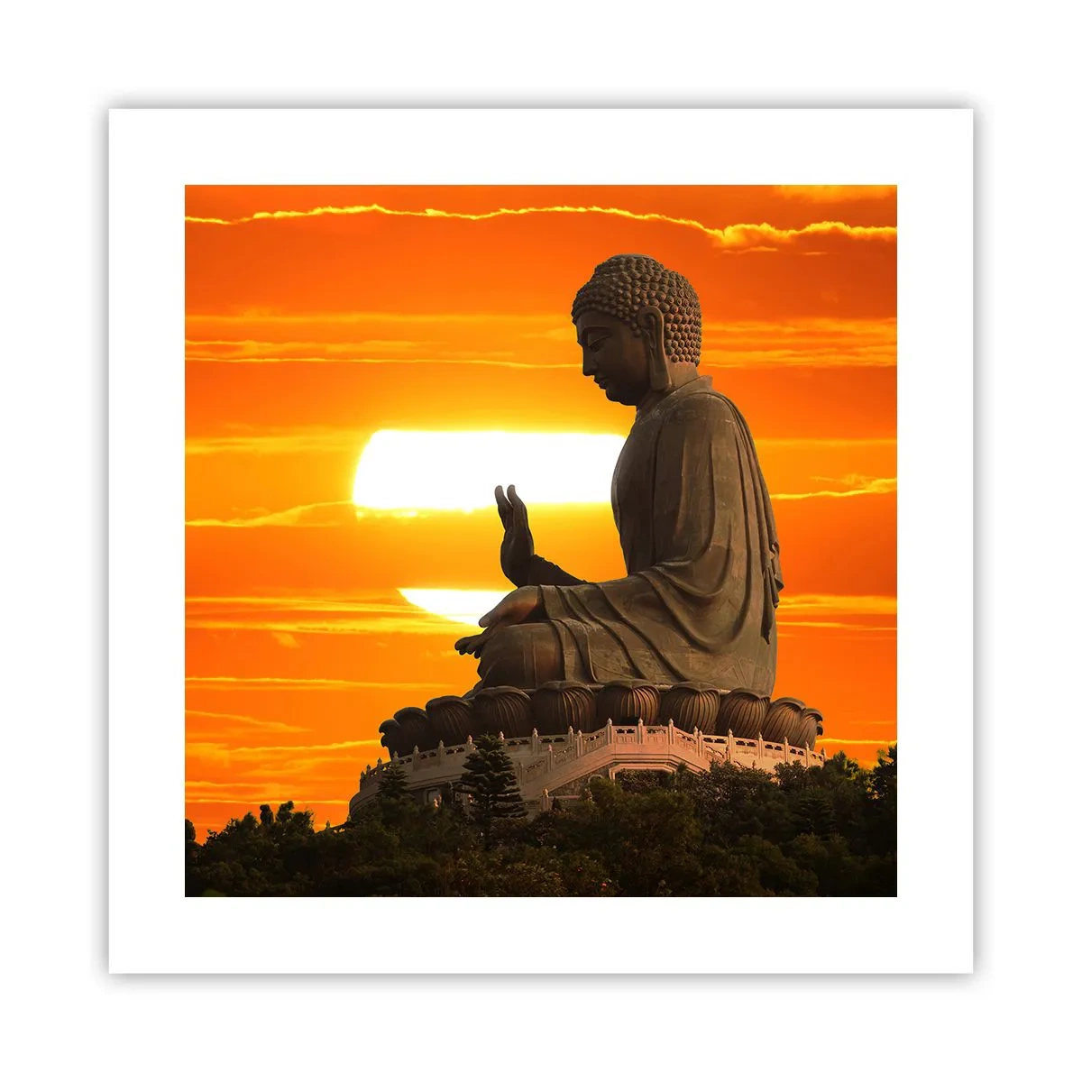 Affiche - Poster - Aucune peur du monde - 40x40 cm