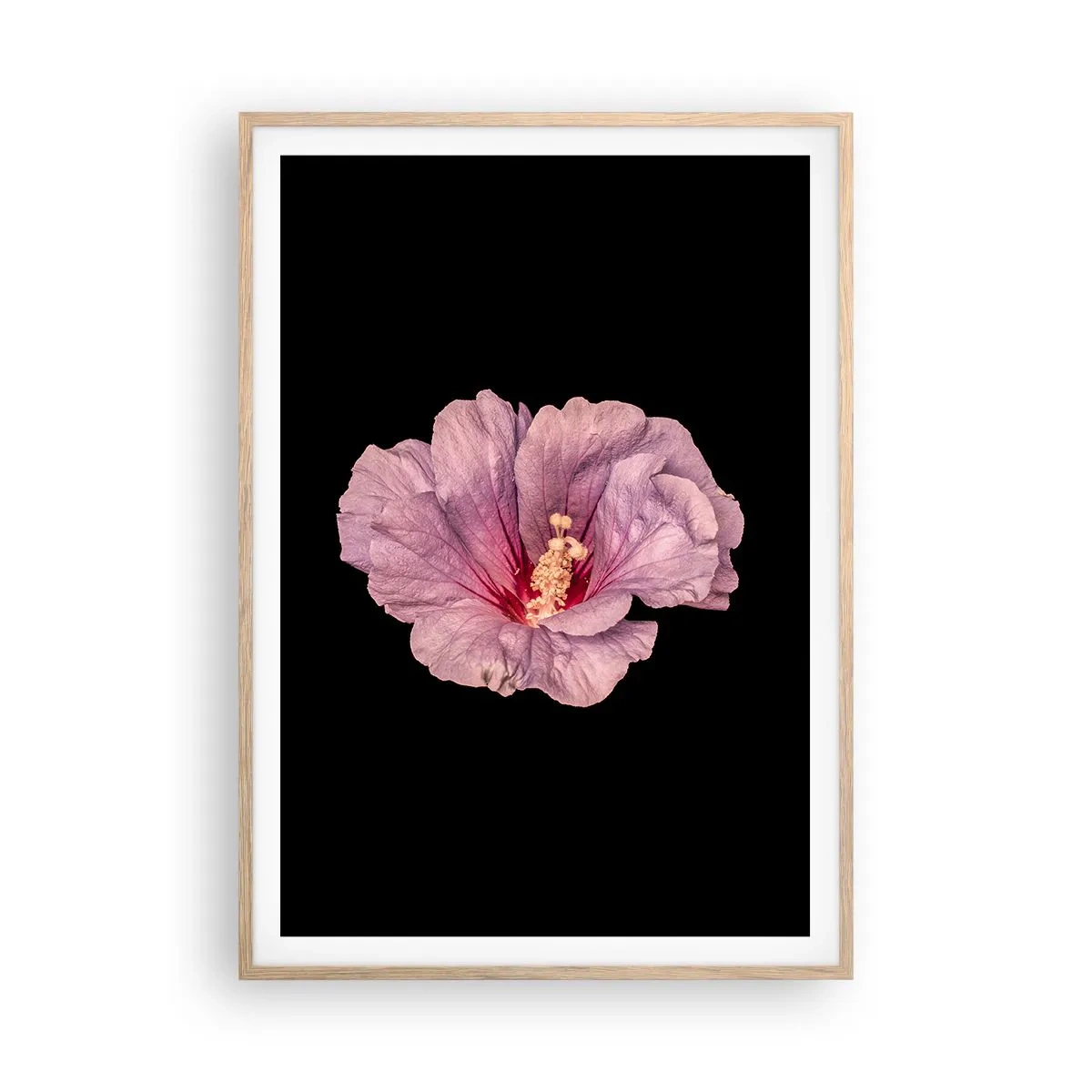 Affiche dans un chêne clair - Poster - Directement au coeur - 70x100 cm