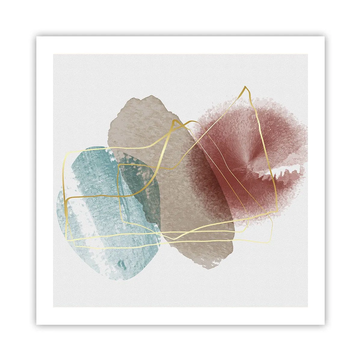 Affiche - Poster - Coraux de l'espace - 60x60 cm