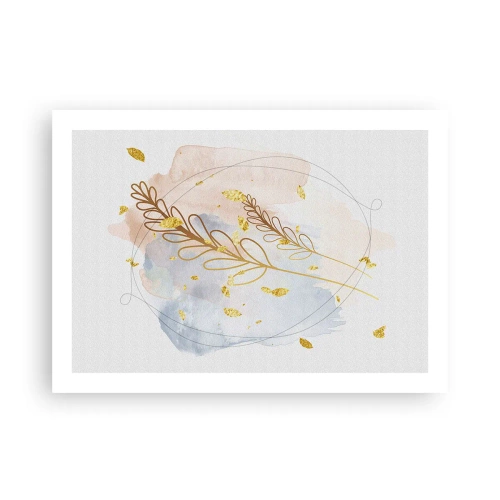 Affiche - Poster - Explosion d'or - 70x50 cm