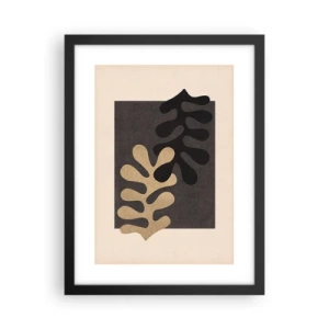 Affiche dans un cadre noir - Poster - Absence et complément - 30x40 cm