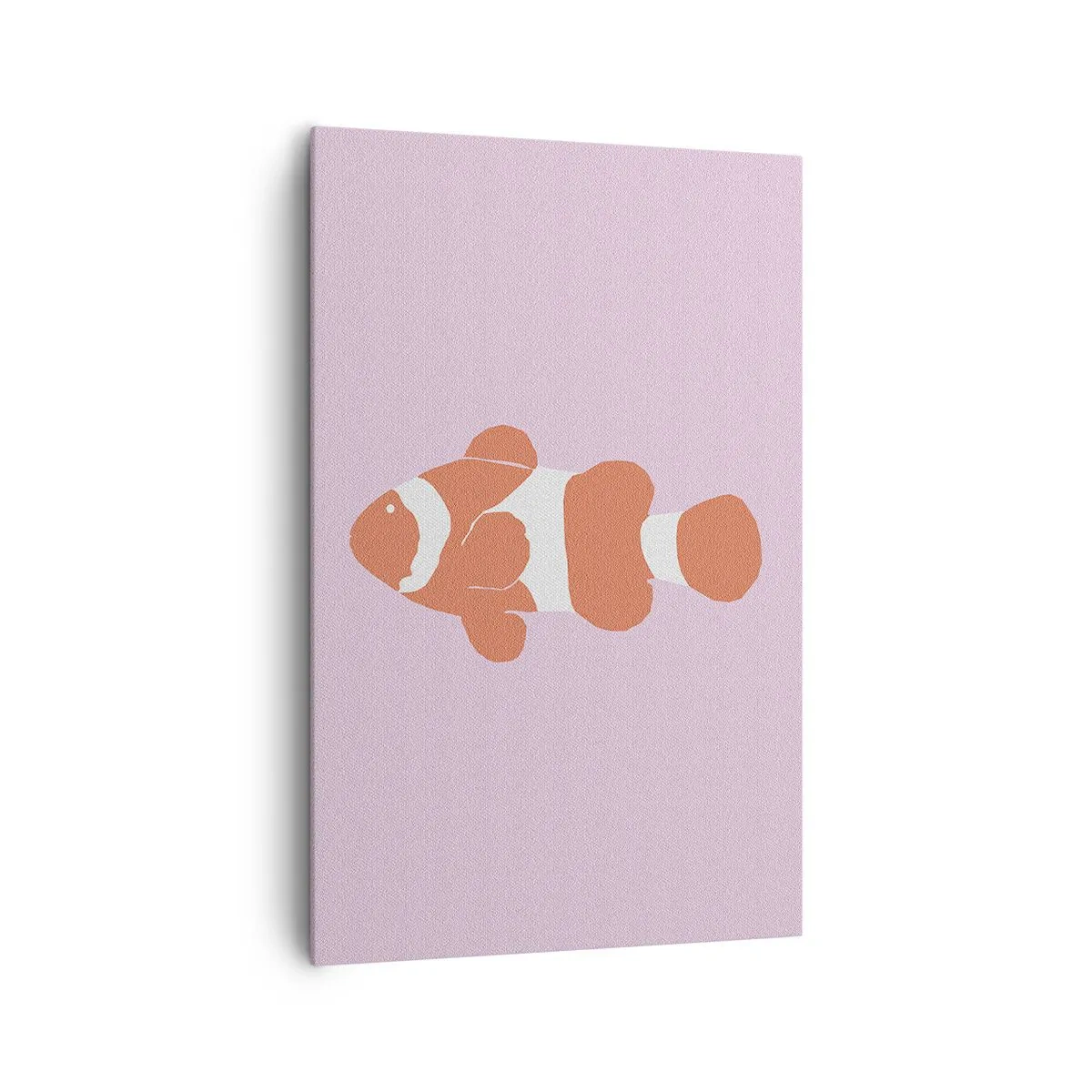 Impression sur toile - Image sur toile - En corail sur le visage et la queue - 80x120 cm