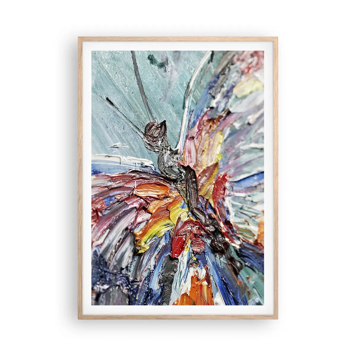 Affiche dans un chêne clair - Poster - Peint par nature - 70x100 cm