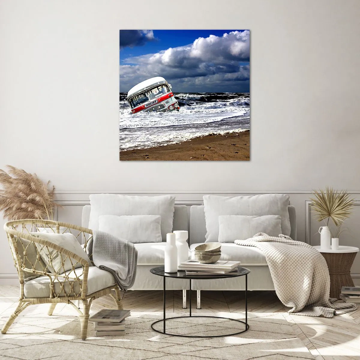 Impression sur verre - Image sur verre - Et qu'est-ce qui vous étonne ? - 40x40 cm