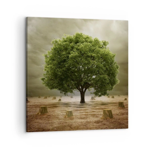 Impression sur toile - Image sur toile - Tout l'espoir - 50x50 cm