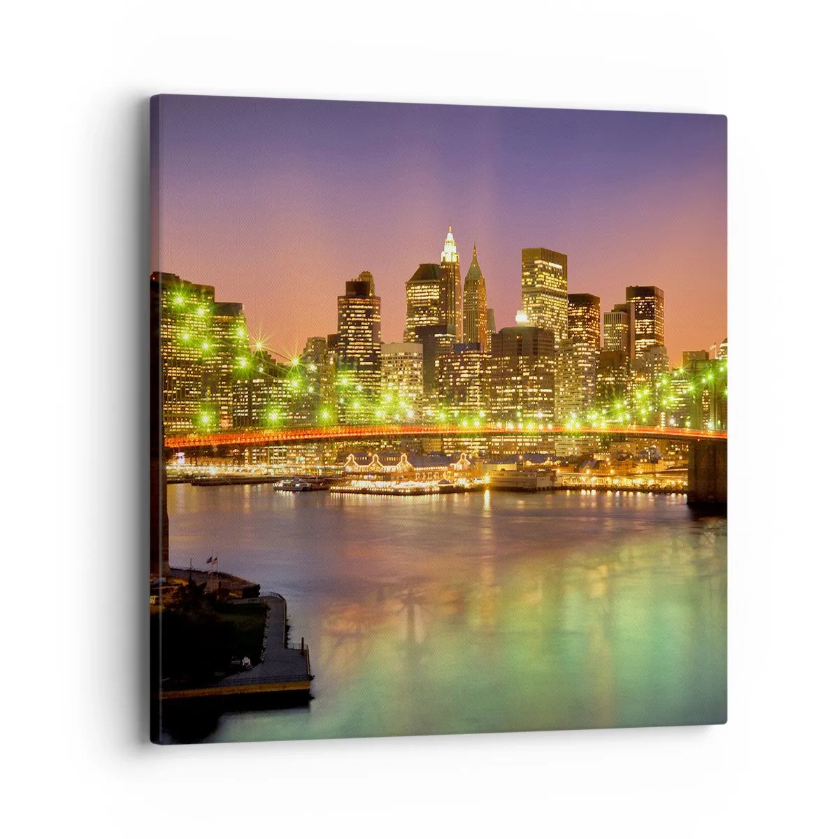 Impression sur toile - Image sur toile - Ici la lumière ne s'éteint jamais - 40x40 cm